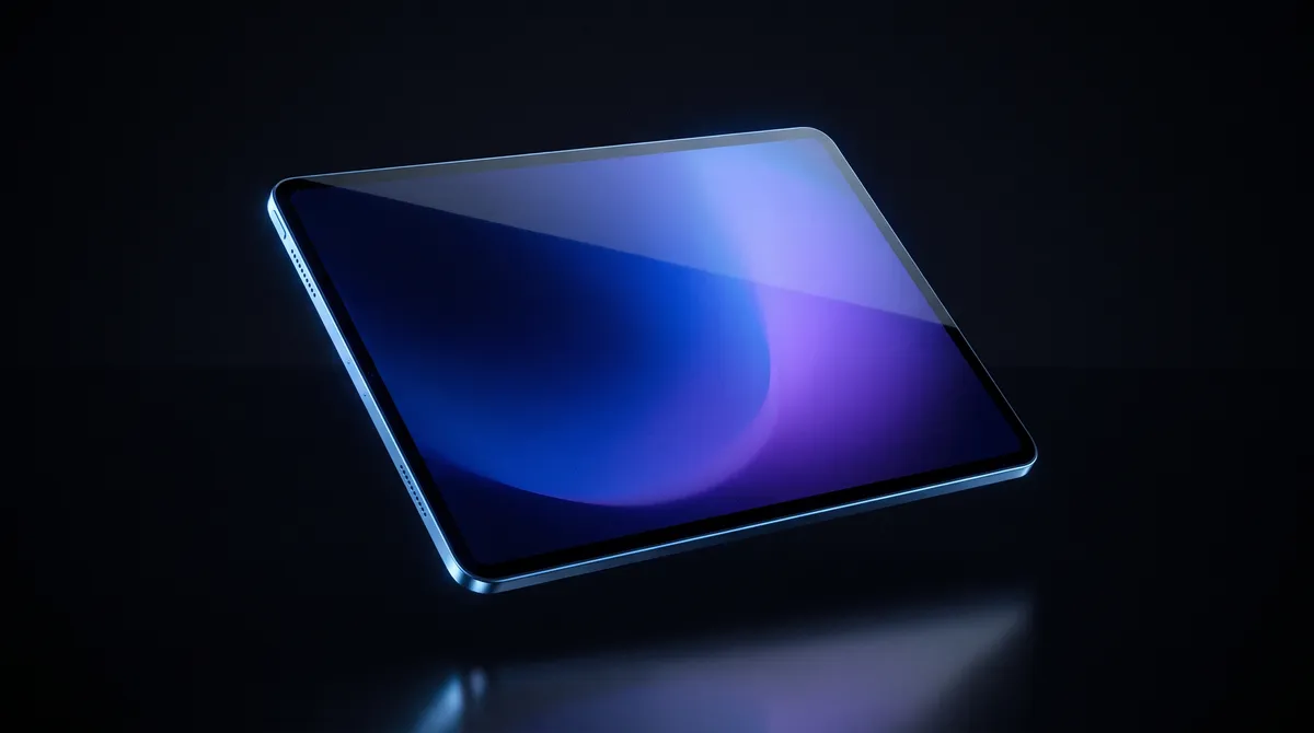 iPad com tela Liquid Retina acesa